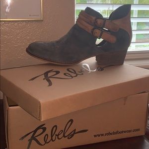Brown and Grey Booties!